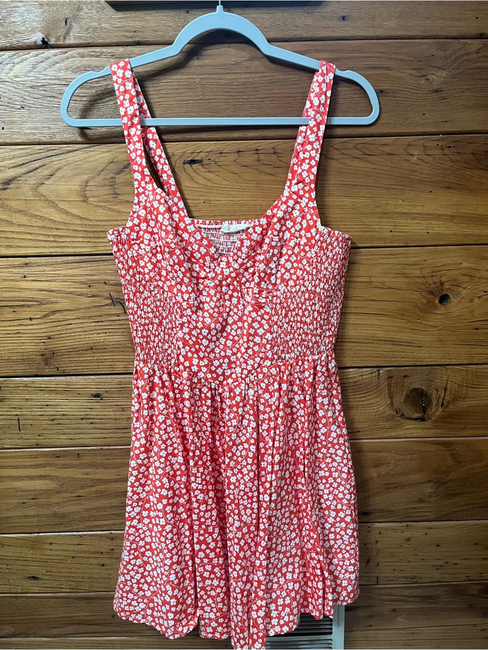 ILLA ILLA Red Floral Dress with White Daisies